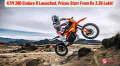 KTM 390 Enduro R Launched, Prices Start From Rs 3.36 Lakh!