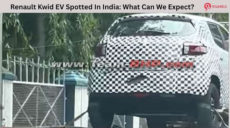Renault Kwid EV Spotted In India: What Can We Expect?