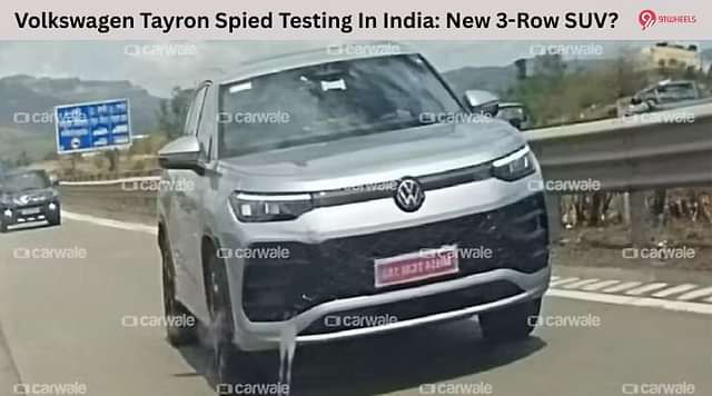 Volkswagen Tayron Spied Testing In India: New 3-Row SUV?