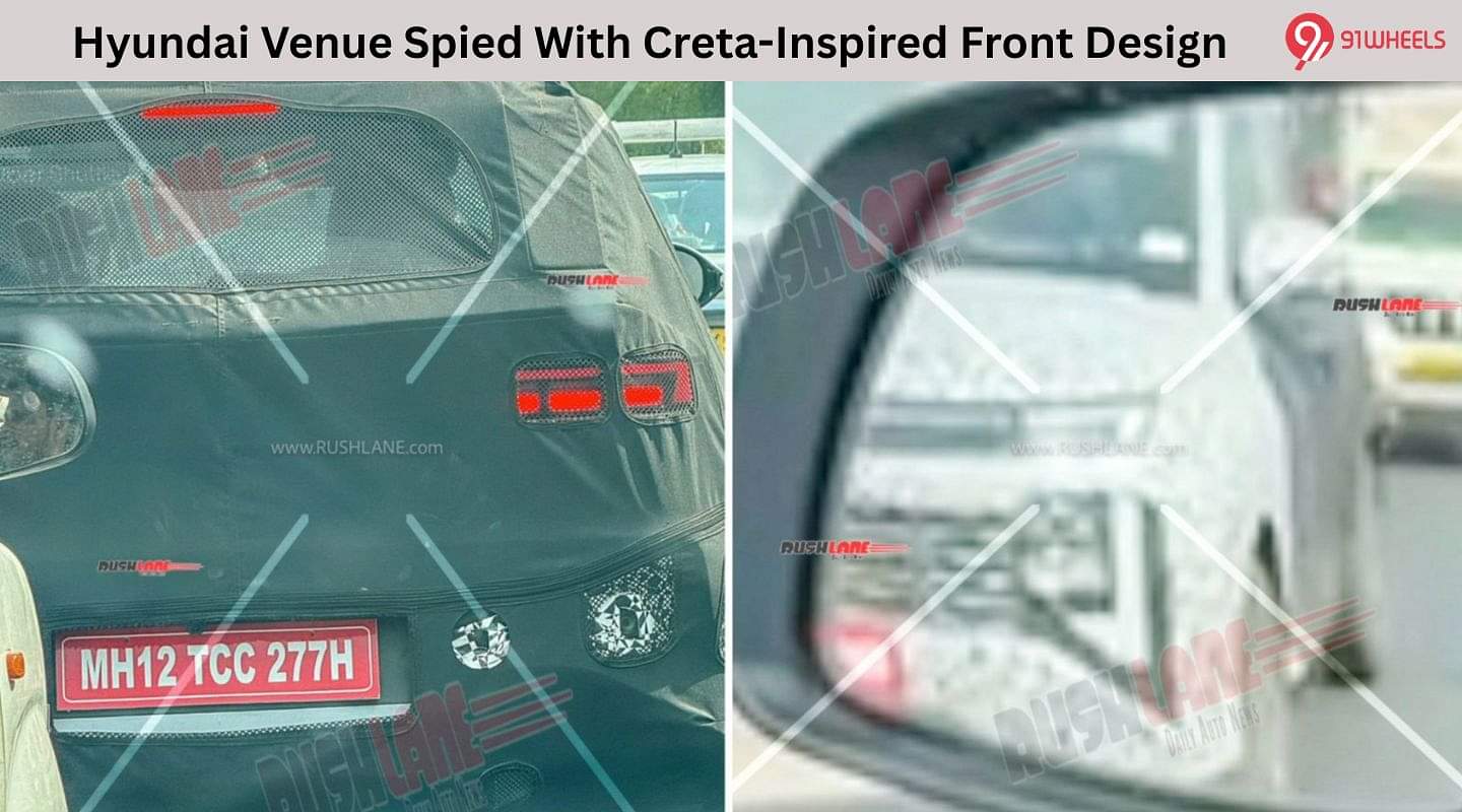 Hyundai Venue Spied With Creta-Inspired Front Design