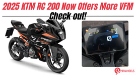 2025 KTM RC 200 Gets Better! Now Offers Improved Switchgear and TFT Cluster