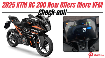 2025 KTM RC 200 Gets Better! Now Offers Improved Switchgear and TFT Cluster