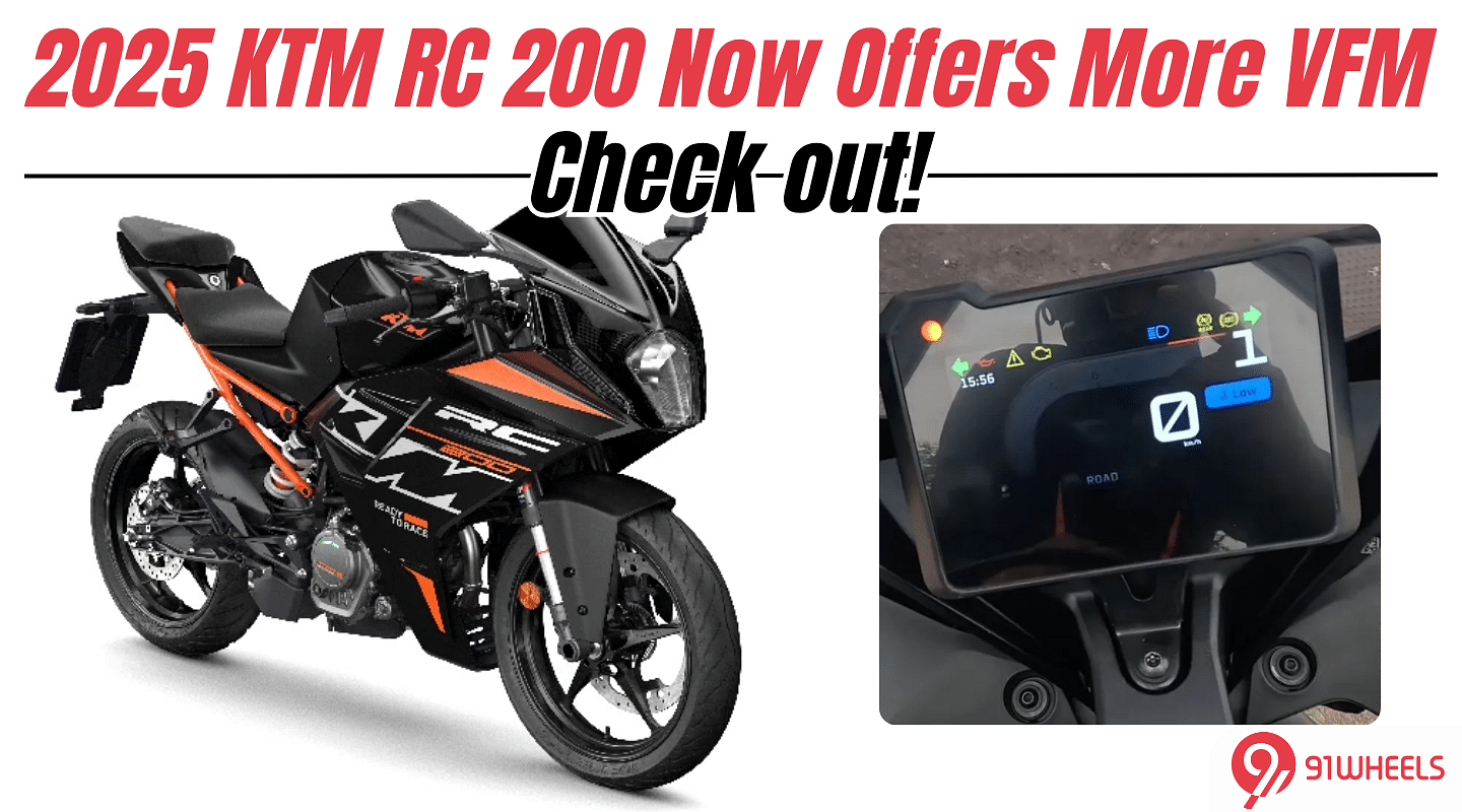 2025 KTM RC 200 Gets Better! Now Offers Improved Switchgear and TFT Cluster 2025 KTM RC 200 Gets Better! Now Offers Improved Switchgear and TFT Cluster