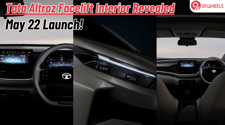 Tata Altroz Facelift Interior Revealed Prior to the May 22 Launch!