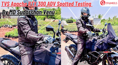 TVS Apache RTX 300 ADV: MD Spotted Testing New Adventure Bike