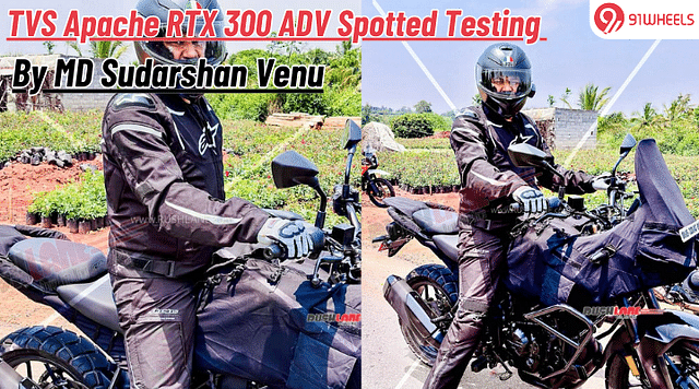 TVS Apache RTX 300 ADV: MD Spotted Testing New Adventure Bike
