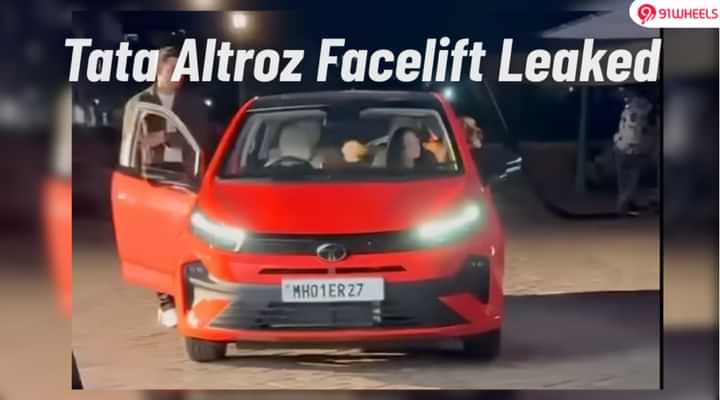 2025 Tata Altroz Facelift Spied Undisguised Ahead Of Launch- Images