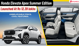 Honda Elevate Apex Summer Edition Gets New Features- Prices Slashed