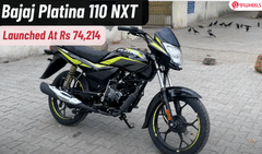 Bajaj Platina 110 NXT Launched At Rs 74,214- New Upgrades
