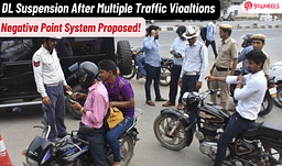 Negative Points On Driving License For Traffic Rules Violation In India Soon