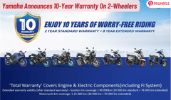 Yamaha Bikes And Scooters Now Backed By 10-Year Warranty