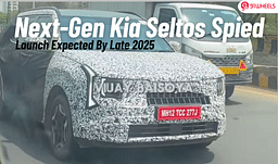 Next-Gen Kia Seltos Hybrid Spied On Test- New Headlamps & More!