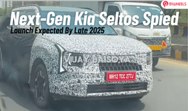 Next-Gen Kia Seltos Hybrid Spied On Test- New Headlamps & More!