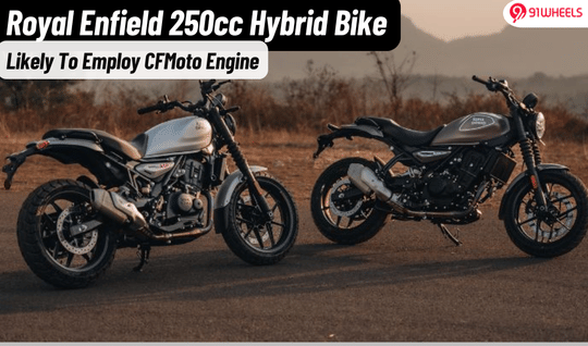 New Royal Enfield 250cc Hybrid Bike Could Possibly Get A CFMoto Engine New Royal Enfield 250cc Hybrid Bike Could Possibly Get A CFMoto Engine