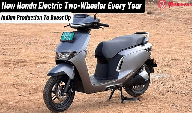 Honda To Launch A New Electric Honda Two-Wheeler Every Year