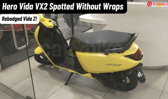Hero Vida VX2 Spied Ahead Of July 1 Launch; Rebranded Vida Z!