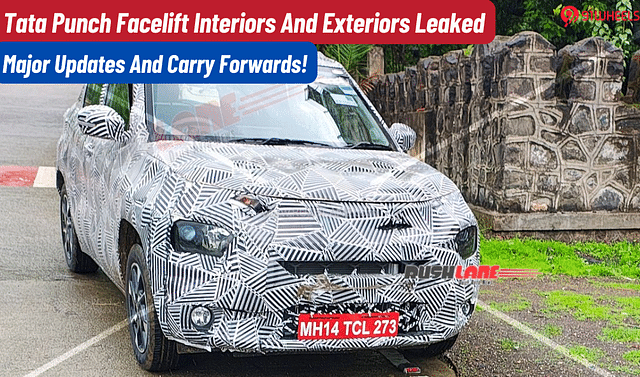 Tata Punch Facelift Spied Testing: Interiors And Exteriors Exposed!
