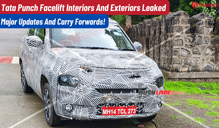 Tata Punch Facelift Spied Testing: Interiors And Exteriors Exposed!