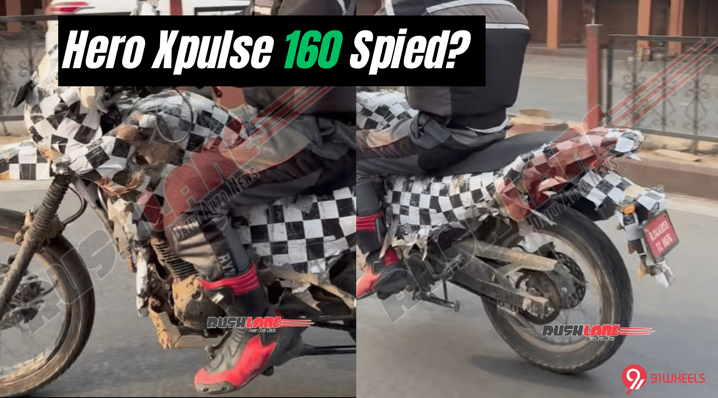 Hero Impulse Successor Spied Testing - Most Likely Xpulse 160