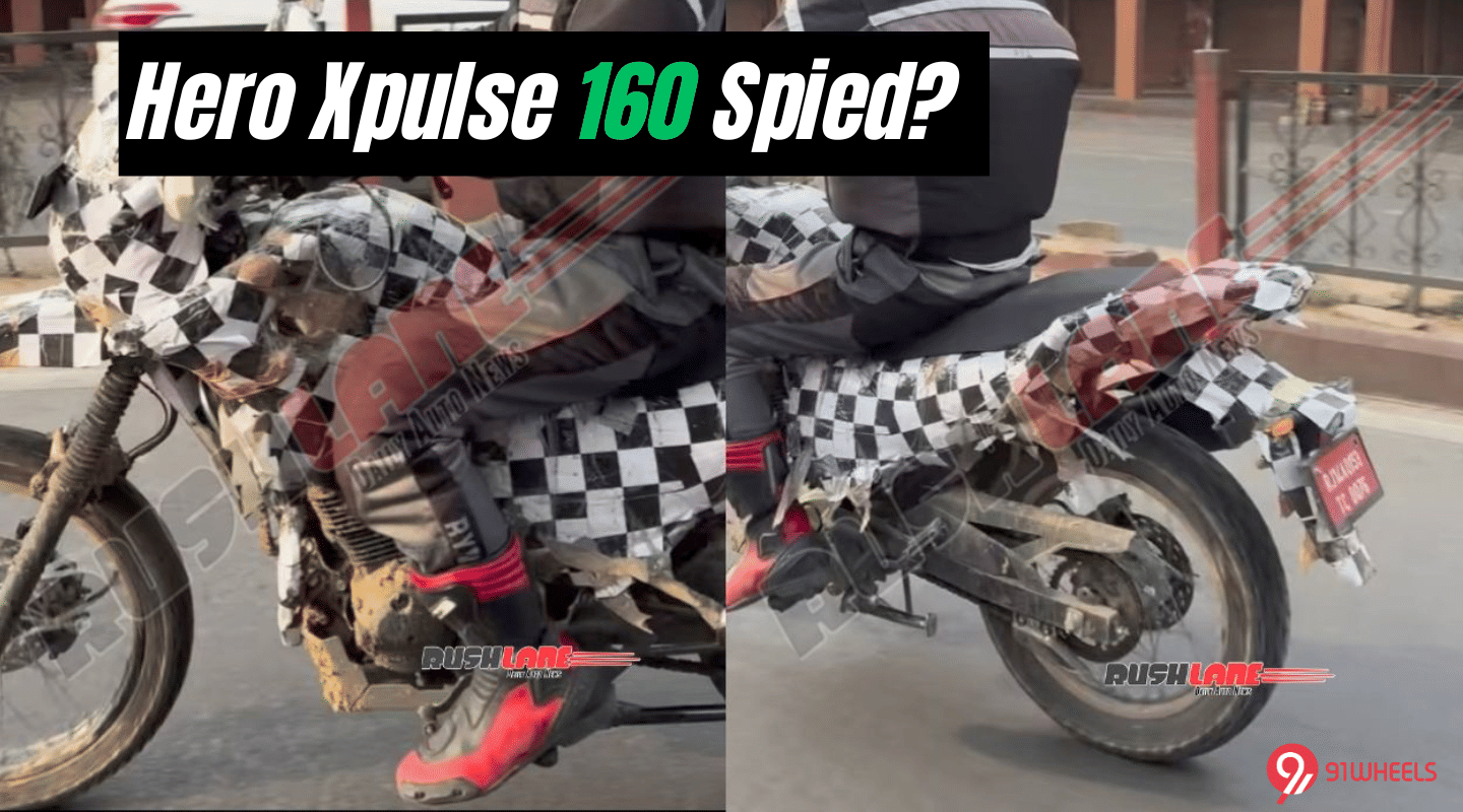Hero Impulse Successor Spied Testing - Most Likely Xpulse 160