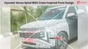 Hyundai Venue Spied With Creta-Inspired Front Design