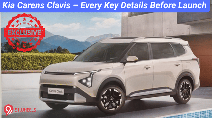 Exclusive! Upcoming Kia Carens Clavis Every Detail Out