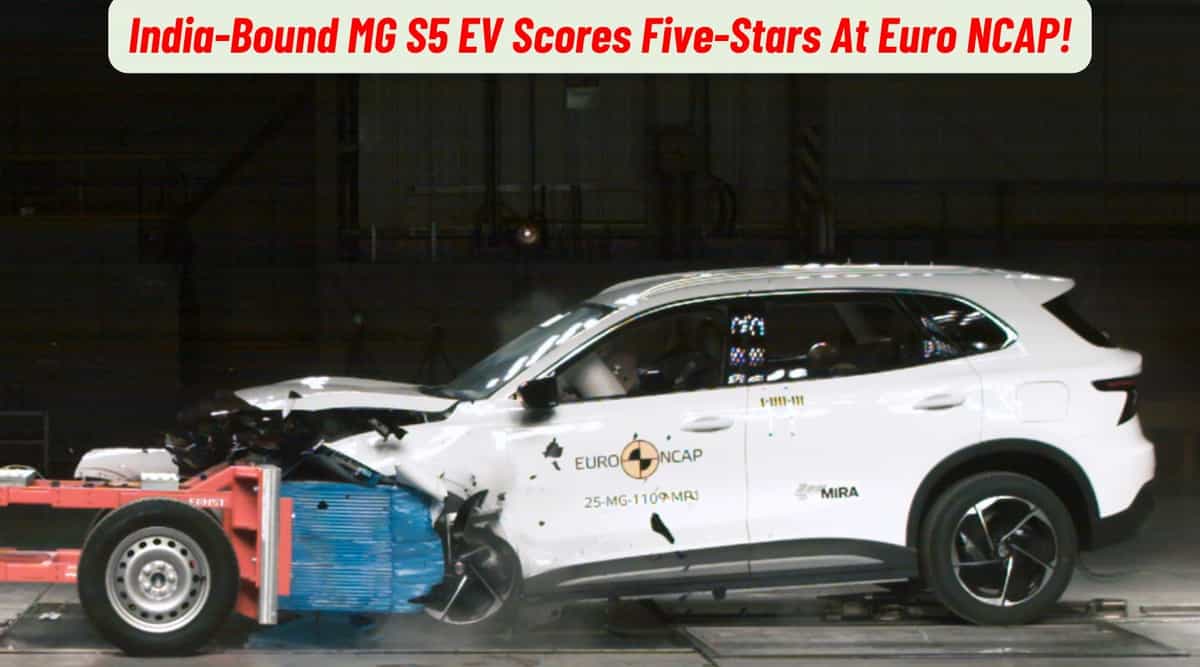 India-Bound MG S5 EV Scores 5-Stars At Euro NCAP! India-Bound MG S5 EV Scores 5-Stars At Euro NCAP!