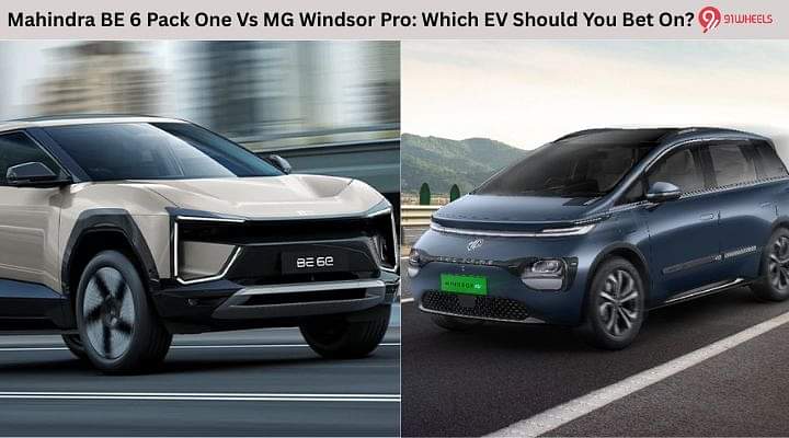 Mahindra BE 6 Pack One vs MG Windsor Pro: Comparison Mahindra BE 6 Pack One vs MG Windsor Pro: Comparison