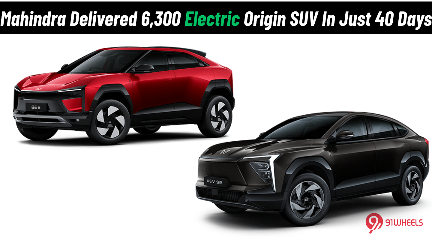 Mahindra Delivered 6,300 Electric Origin SUV In Just 40 Days Mahindra Delivered 6,300 Electric Origin SUV In Just 40 Days