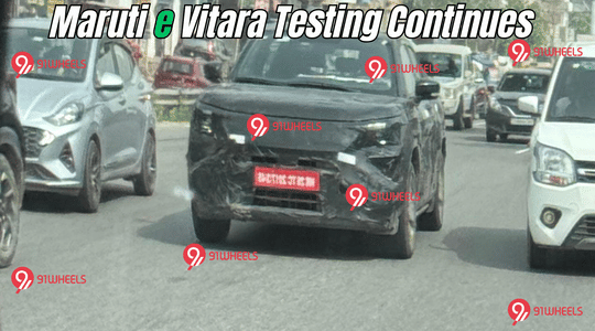 Exclusive - Maruti e Vitara Continues Testing Ahead Of September Launch
