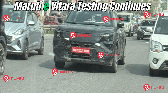 Exclusive - Maruti e Vitara Continues Testing Ahead Of September Launch