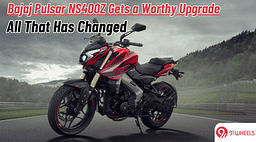 Bajaj Pulsar NS400Z Gets a Worthy Upgrade: Check All That Has Changed