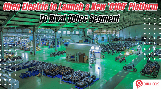 Oben Electric to Launch a New 'O100' Platform to Target India’s Mass 100cc Segment: Details