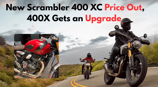Triumph Strengthens Its 400cc Lineup: New Scrambler 400 XC Price Out,  400X Gets an Upgrade