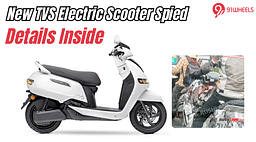 New TVS Electric Scooter Spied; Junior to iQube: Details Inside