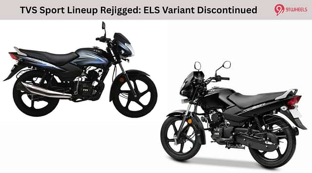 TVS Sport Lineup Rejigged: ELS Variant Discontinued