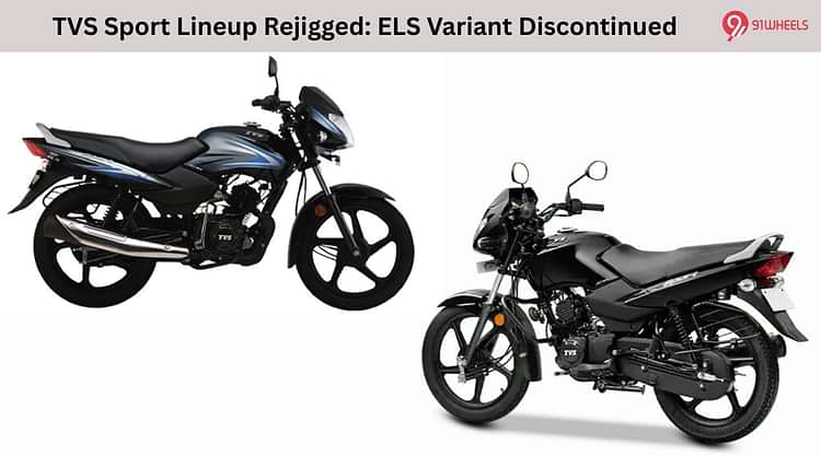 TVS Sport Lineup Rejigged: ELS Variant Discontinued