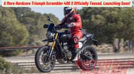 A More Hardcore Triumph Scrambler 400 X Officially Teased, Launching Soon!