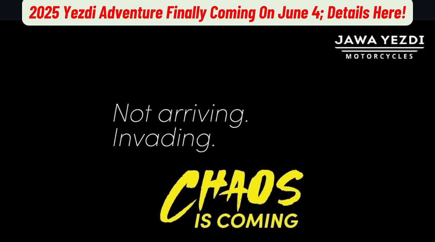 2025 Yezdi Adventure Incoming On June 4, Likely To Feature A New Design!