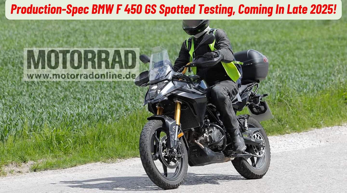 Production-Spec BMW F 450 GS Spotted Testing! Production-Spec BMW F 450 GS Spotted Testing!