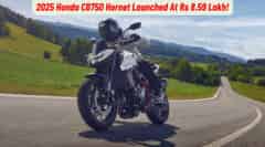 2025 Honda CB750 Hornet Launched At Rs 8.59 Lakh!