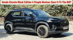 Honda Elevate Black Edition 4 People Review; Fits The Bill?