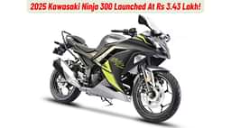 2025 Kawasaki Ninja 300 Launched At Rs 3.43 Lakh!