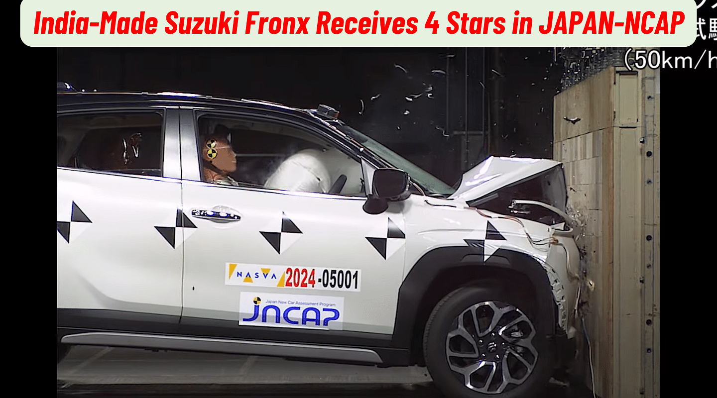 India-Made Maruti Suzuki Fronx Scored 4 Stars In Japan-NCAP - Details! India-Made Maruti Suzuki Fronx Scored 4 Stars In Japan-NCAP - Details!