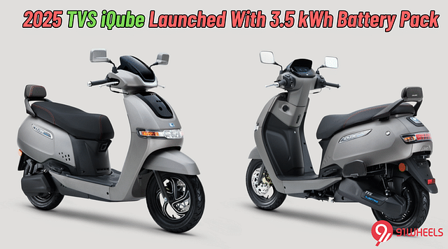 2025 TVS iQUBE 3.5 kWh & 5.3 kWh Variant Launched, Gets New Dual-Tone Colours