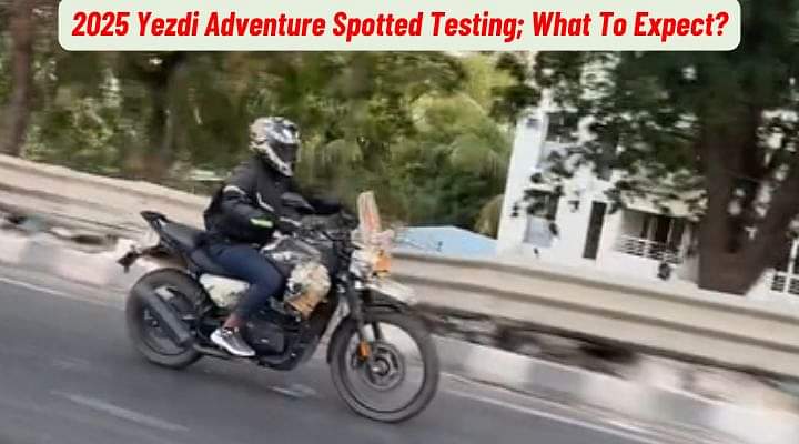 2025 Yezdi Adventure Spotted Testing Before May 15 Launch!