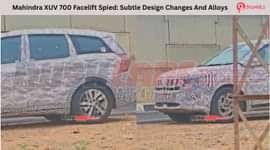 Mahindra XUV 700 Facelift Spied: Subtle Design Changes And Alloys