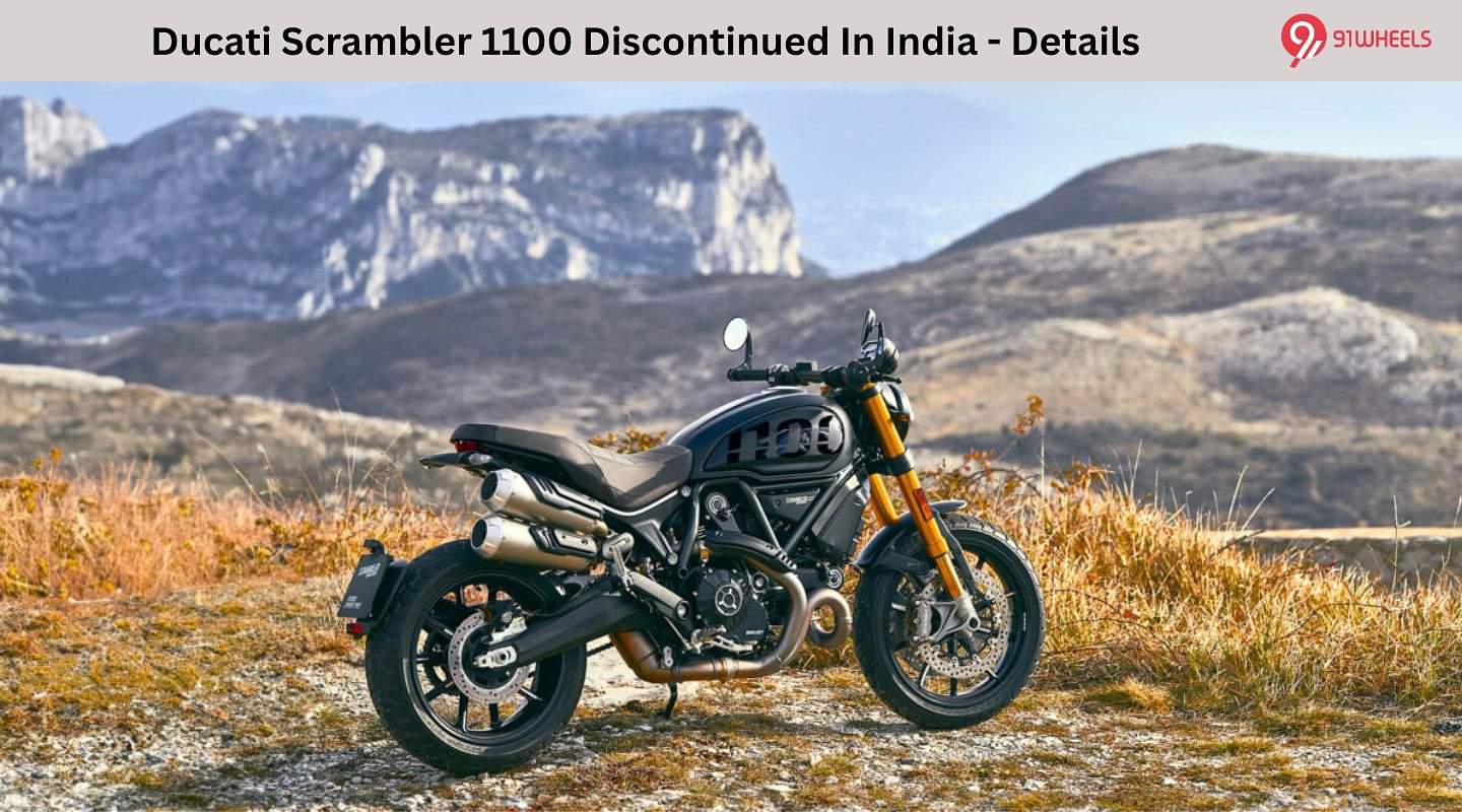 Ducati Scrambler 1100 Discontinued In India - Details