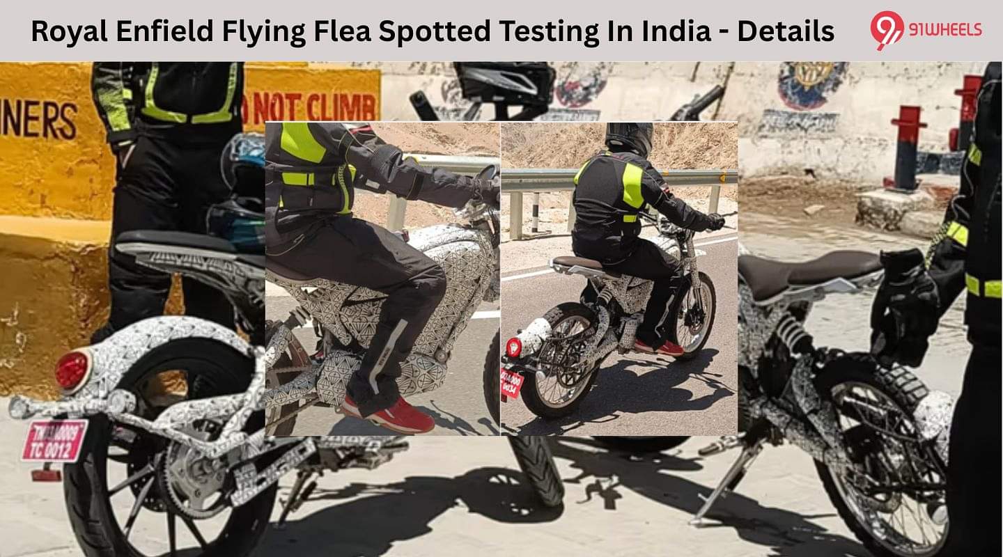 Royal Enfield Flying Flea Spotted Testing In India - Details