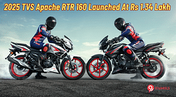 2025 TVS Apache RTR 160 Now Available With Dual-Channel ABS - Priced At Rs 1.34 Lakh